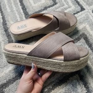 AMS Hannah espadrille platform sandals